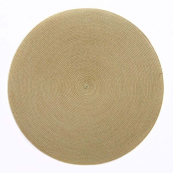 Linen Braid Woven Round Placemat