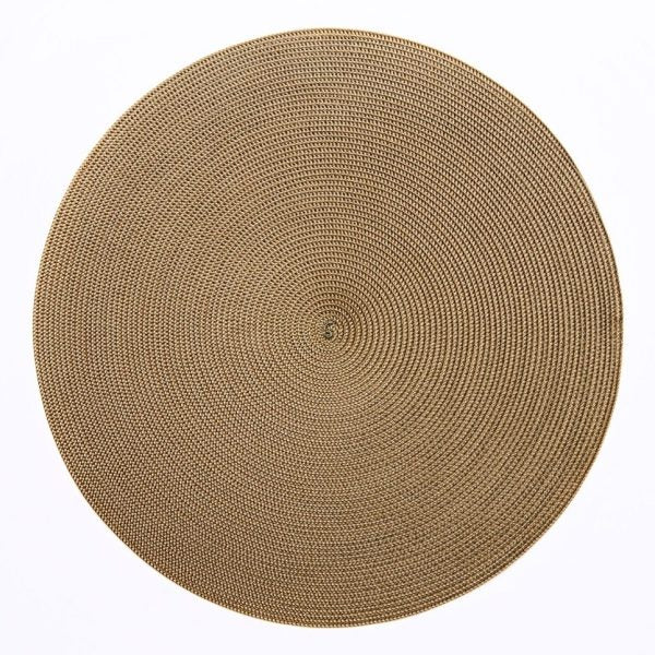 Linen Braid Woven Round Placemat