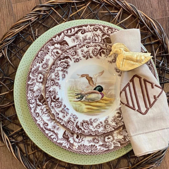 Wood Duck Napkin Ring - Set of 4