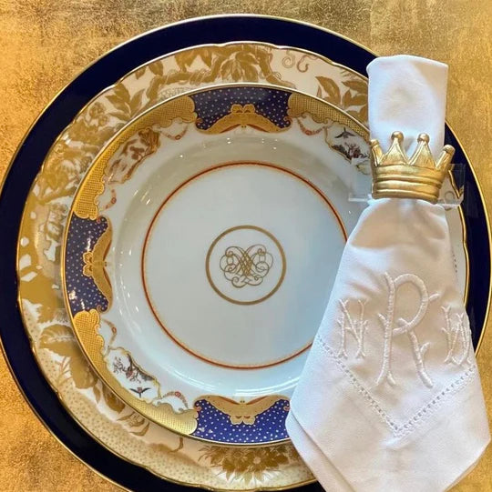 King’s Crown Napkin Ring - Set of 4