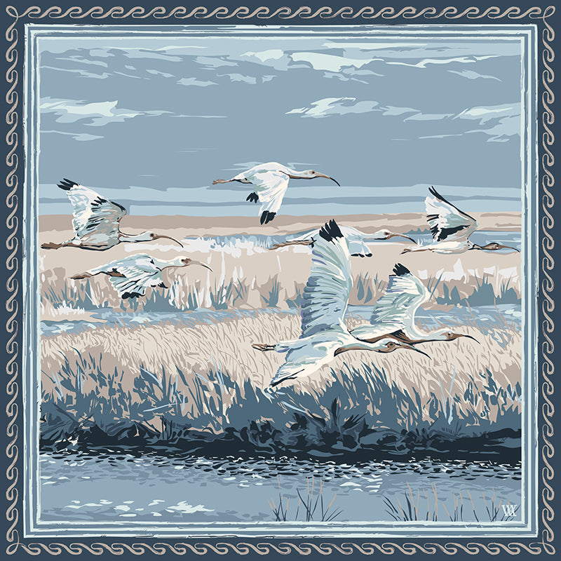 Marsh Flyer Silk Scarf