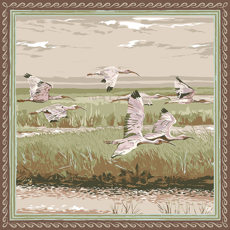 Marsh Flyer Silk Scarf