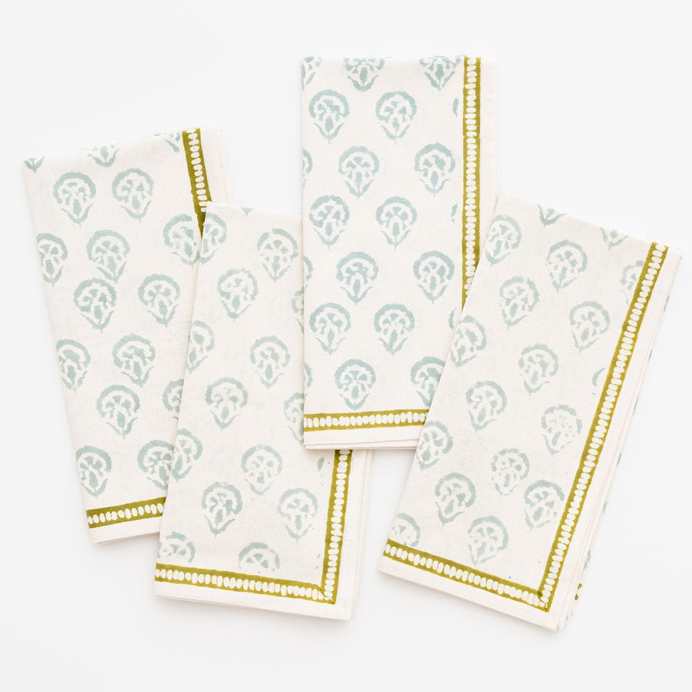 Carnation Seafoam Napkin | Set of 4