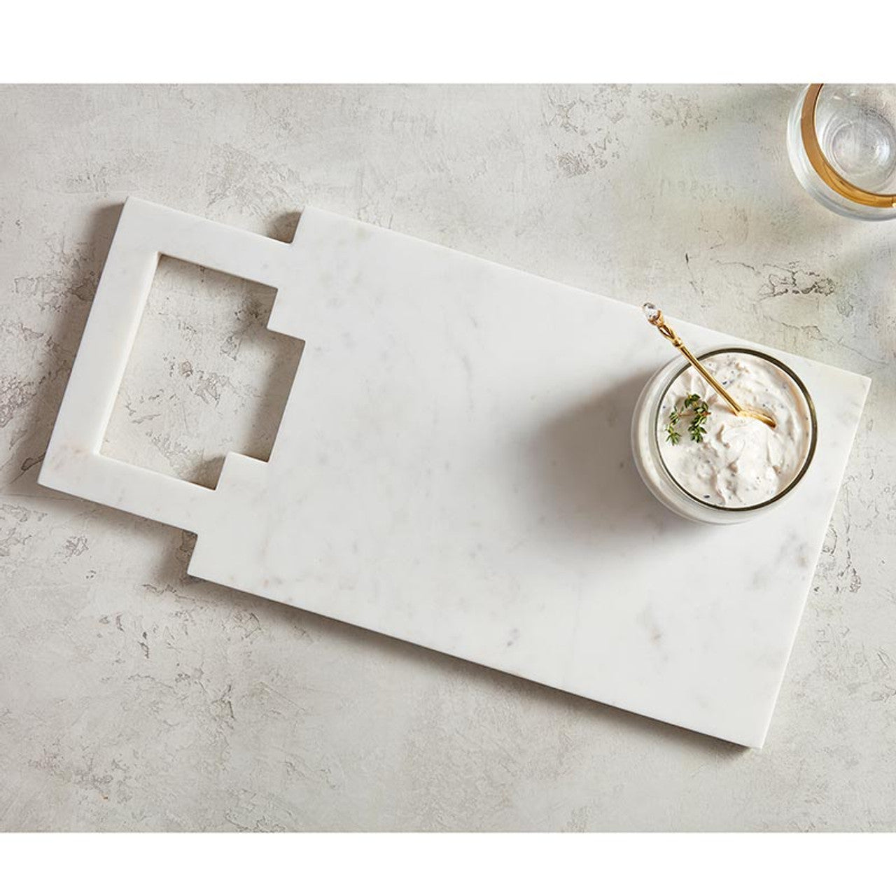 Marble Serving Board with Handle