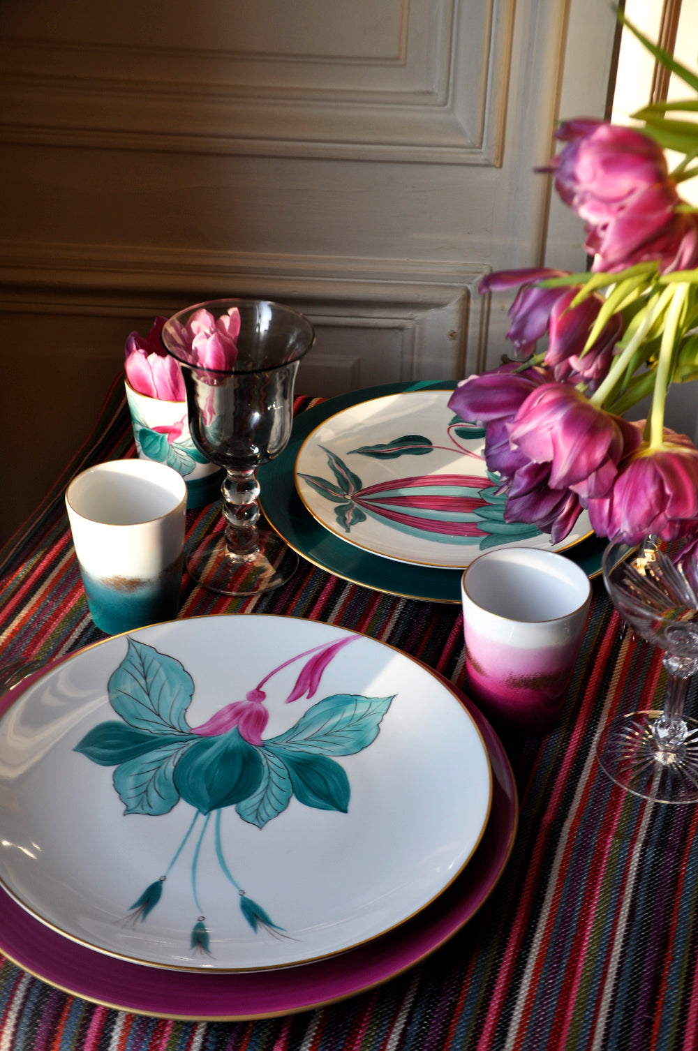 Marie Daâge Jardins d’Udaipur Custom Dinnerware