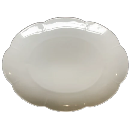 Nymphea White Medium Platter