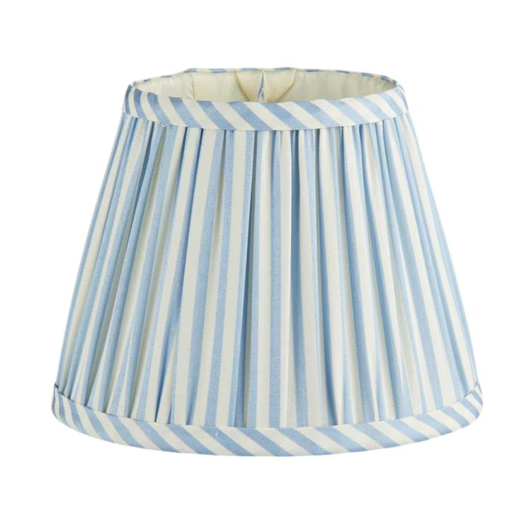Periwinkle Stripe lampshade round