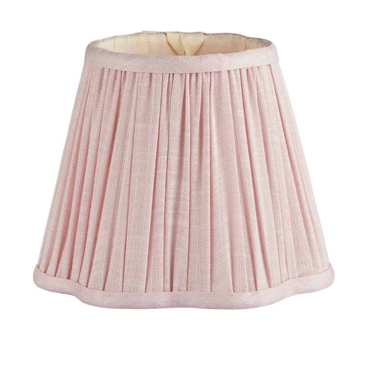 Light Pink Scalloped Lampshade