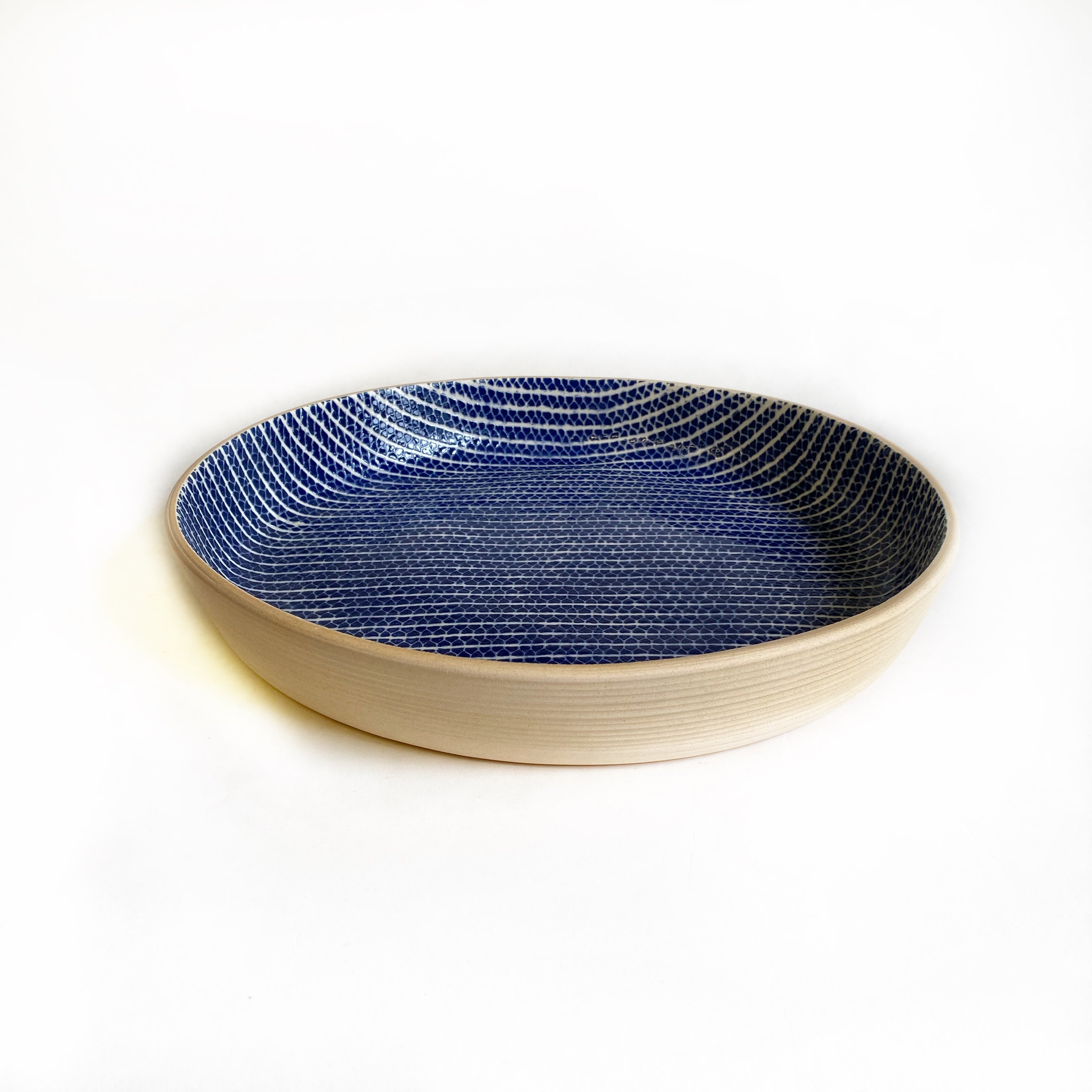 Cobalt Large Round Cocktail Tray