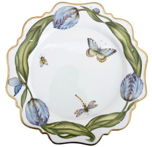 Anna Weatherley Blue Tulip Dinner Plate