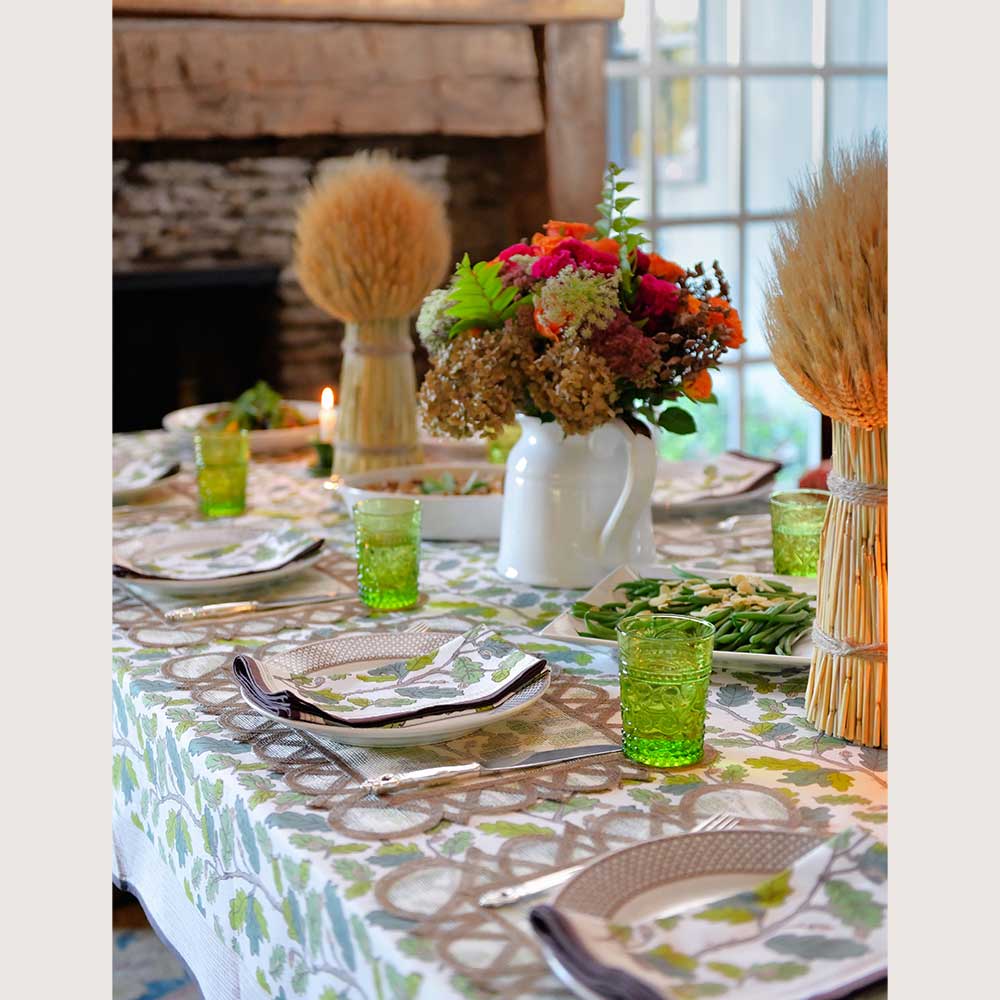 Maple & Acorn Tablecloth