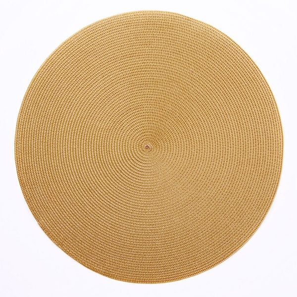 Linen Braid Woven Round Placemat