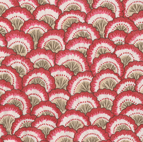 Pontchartrain Scallop Red Cocktail Napkins