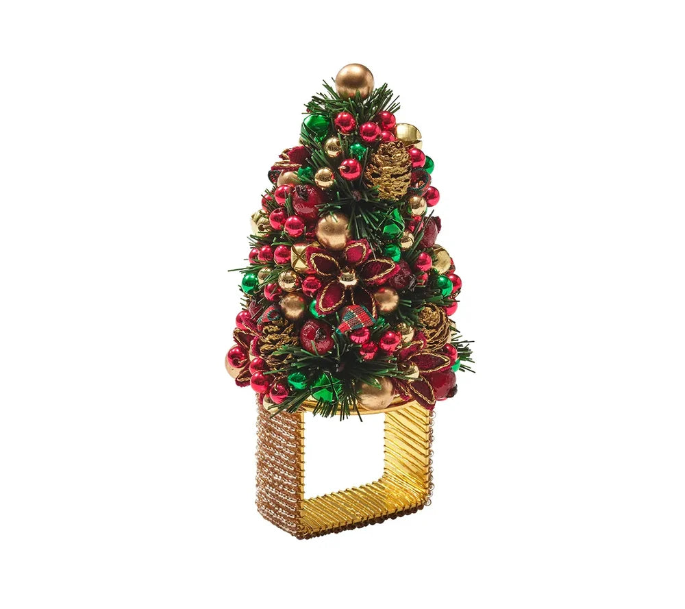Tinsel Tree Napkin Ring