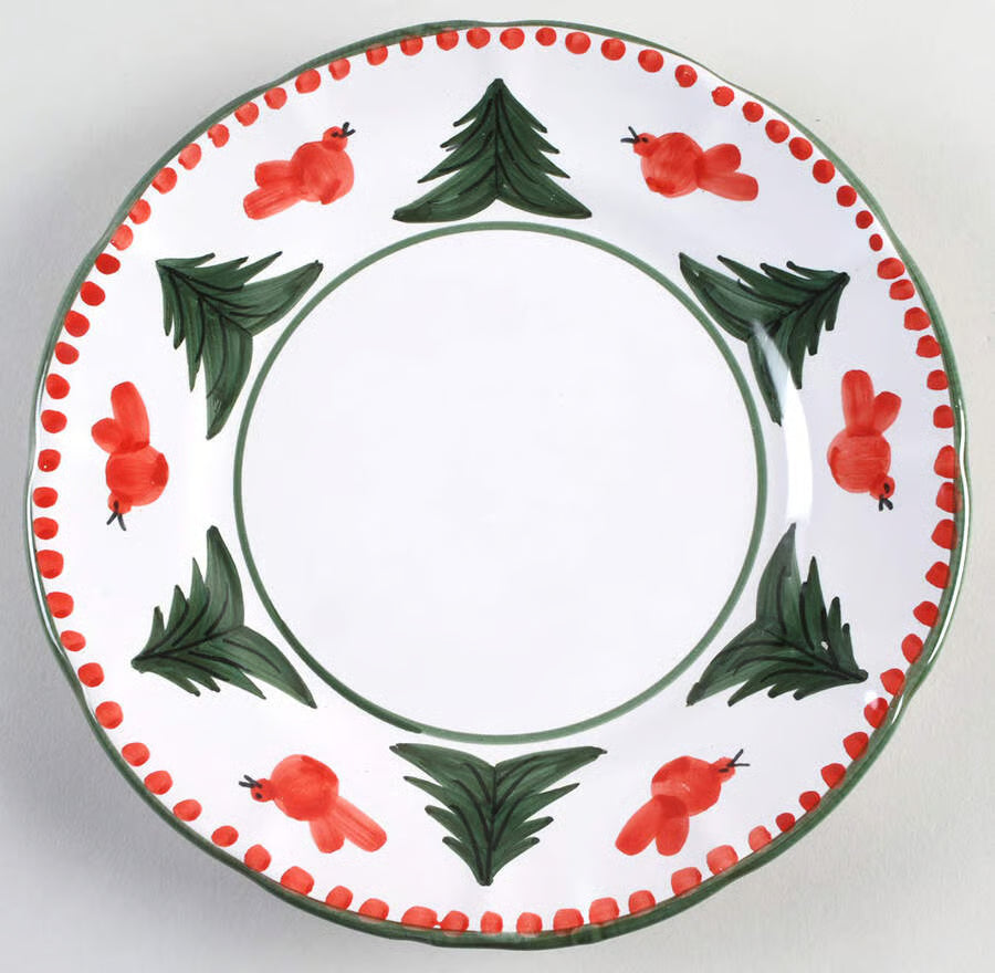 Uccello Rosso Dinner Plate