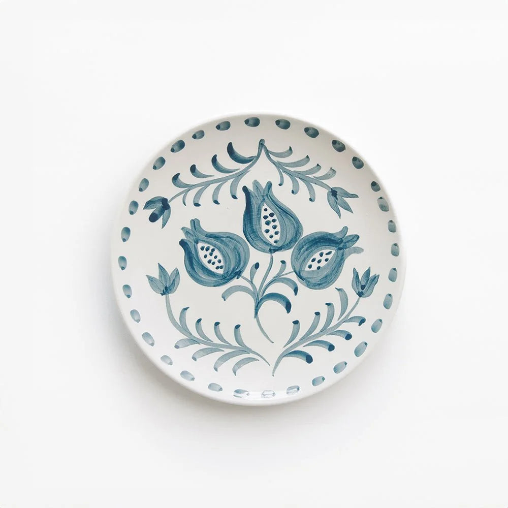 Pomegranate Appetizer Plates Set of 4