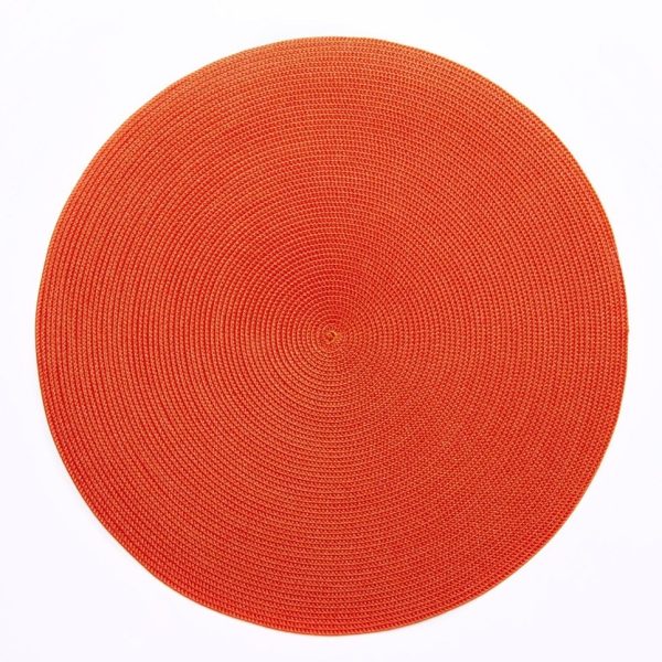 Linen Braid Woven Round Placemat