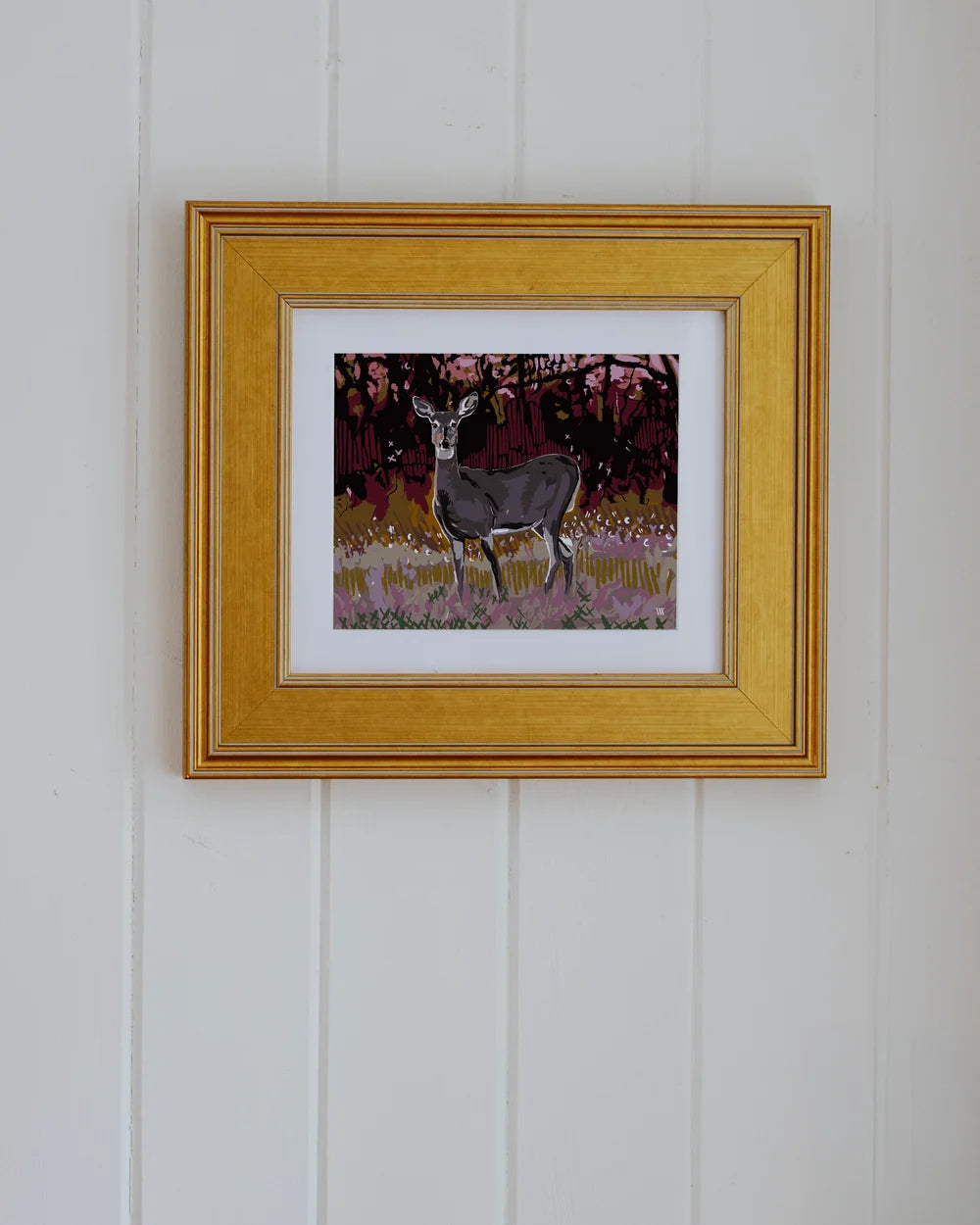 Alert at Golden Hour Framed Print