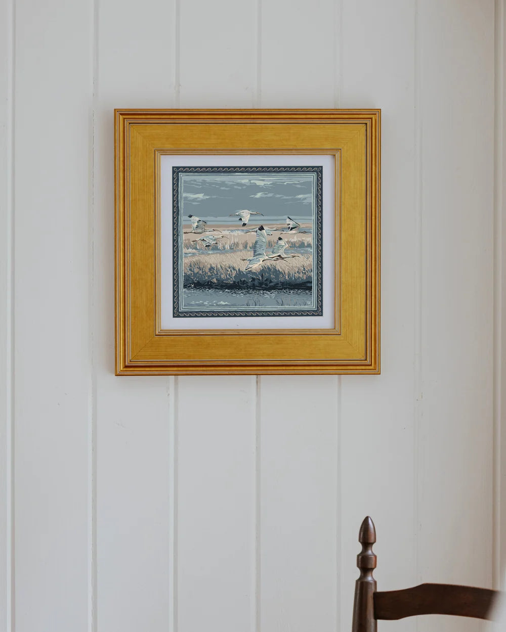 Marsh Flyer Framed Scarf Print