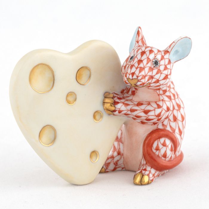 Mouse With Heart Cheese