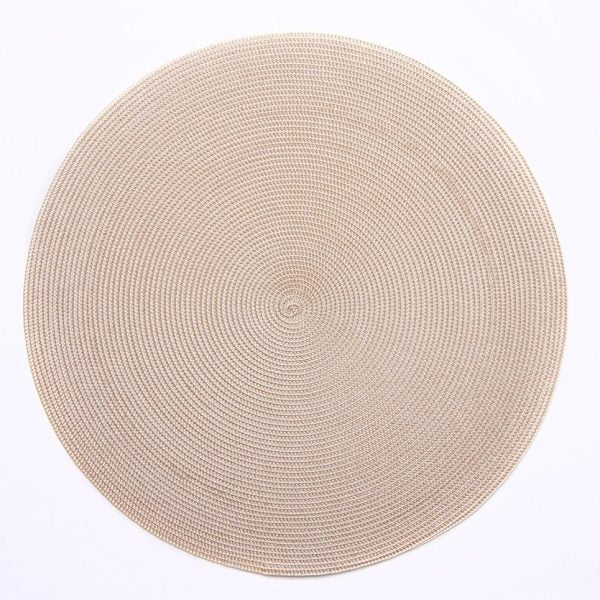 Linen Braid Woven Round Placemat
