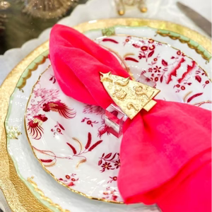 Christmas Tree Napkin Ring - Set of 4