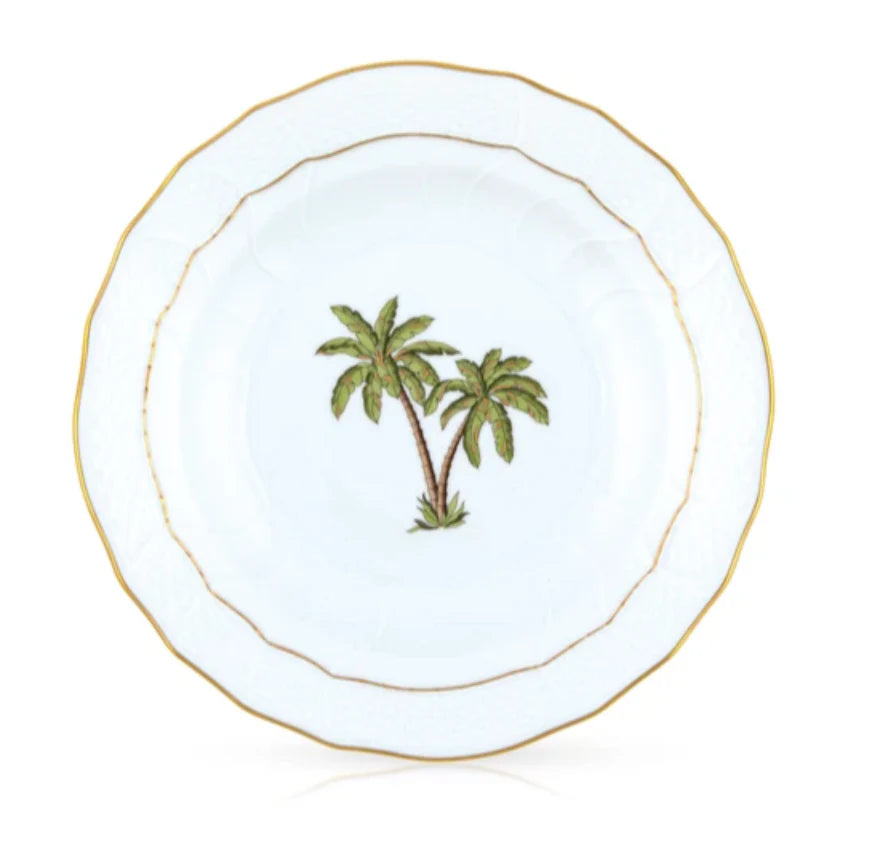 Palm Tree Dessert Plate