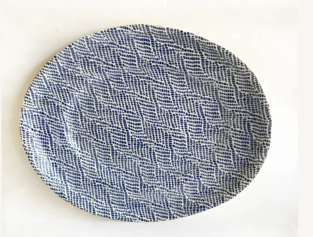 Cobalt Medium Oval Platter