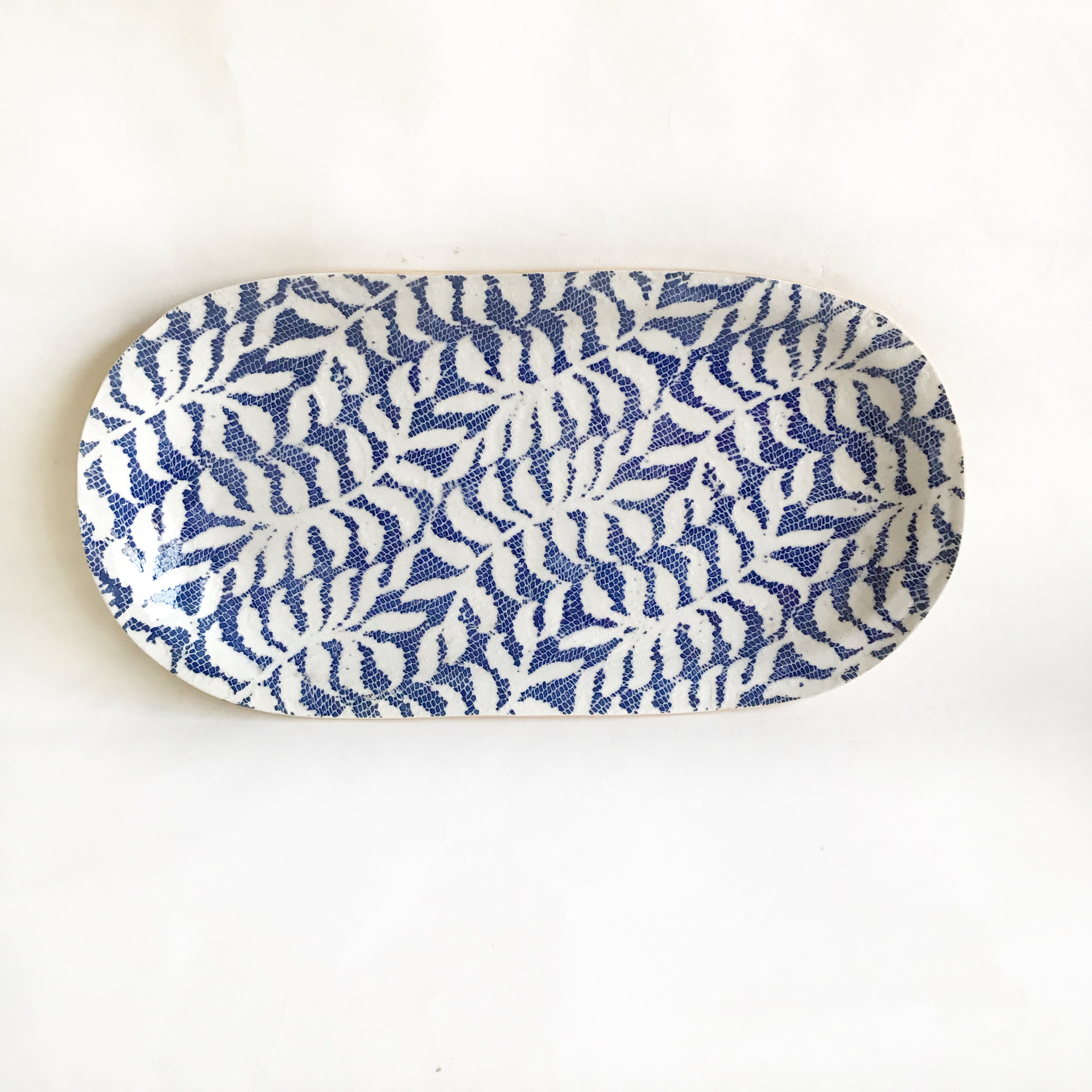 Cobalt Small Fish Platter