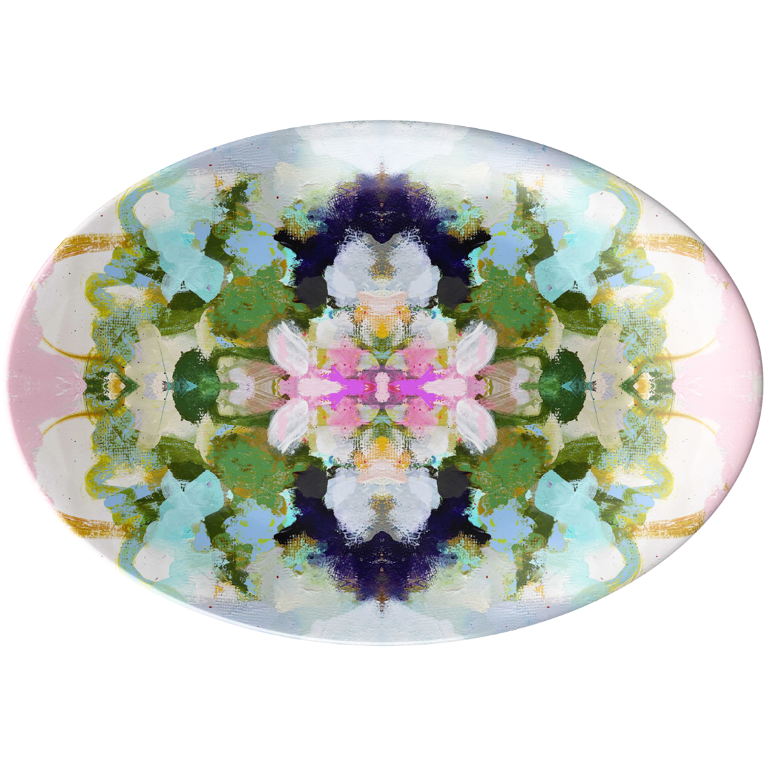 Nantucket Bloom Melamine Platter