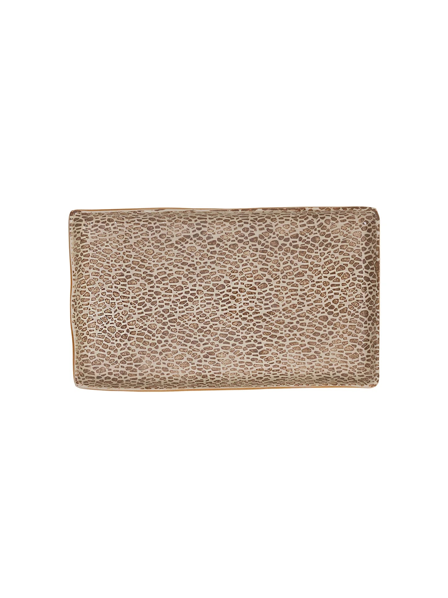 Mocha Small Rectangular Stacking Tray