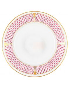 Art Deco Raspberry Bread and Butter Plate