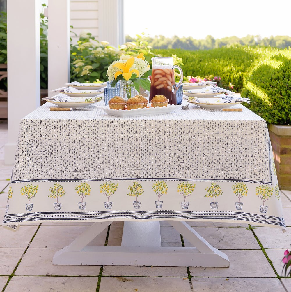 Lemon Topiaries Tablecloth