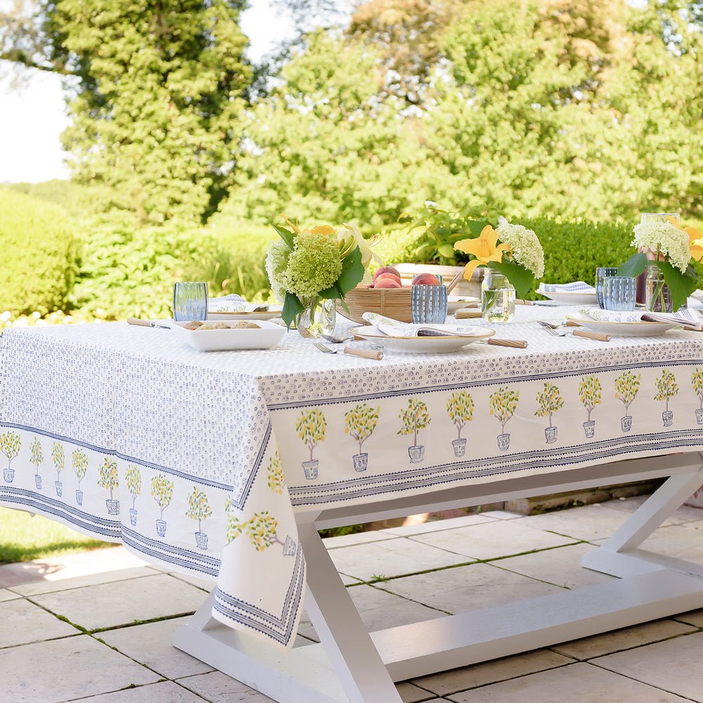 Lemon Topiaries Tablecloth