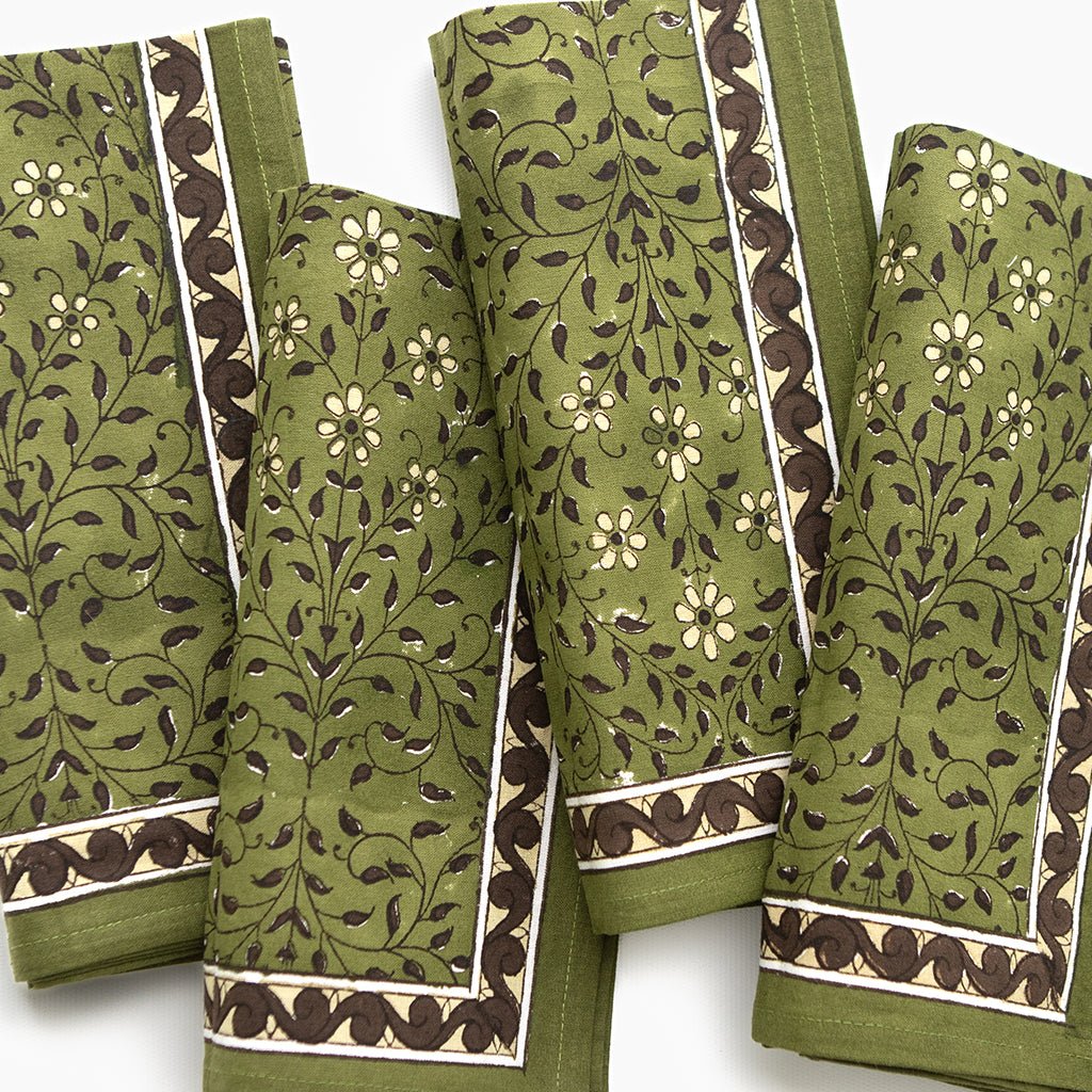 India Hicks Queen's Bloom Rum Set of 4