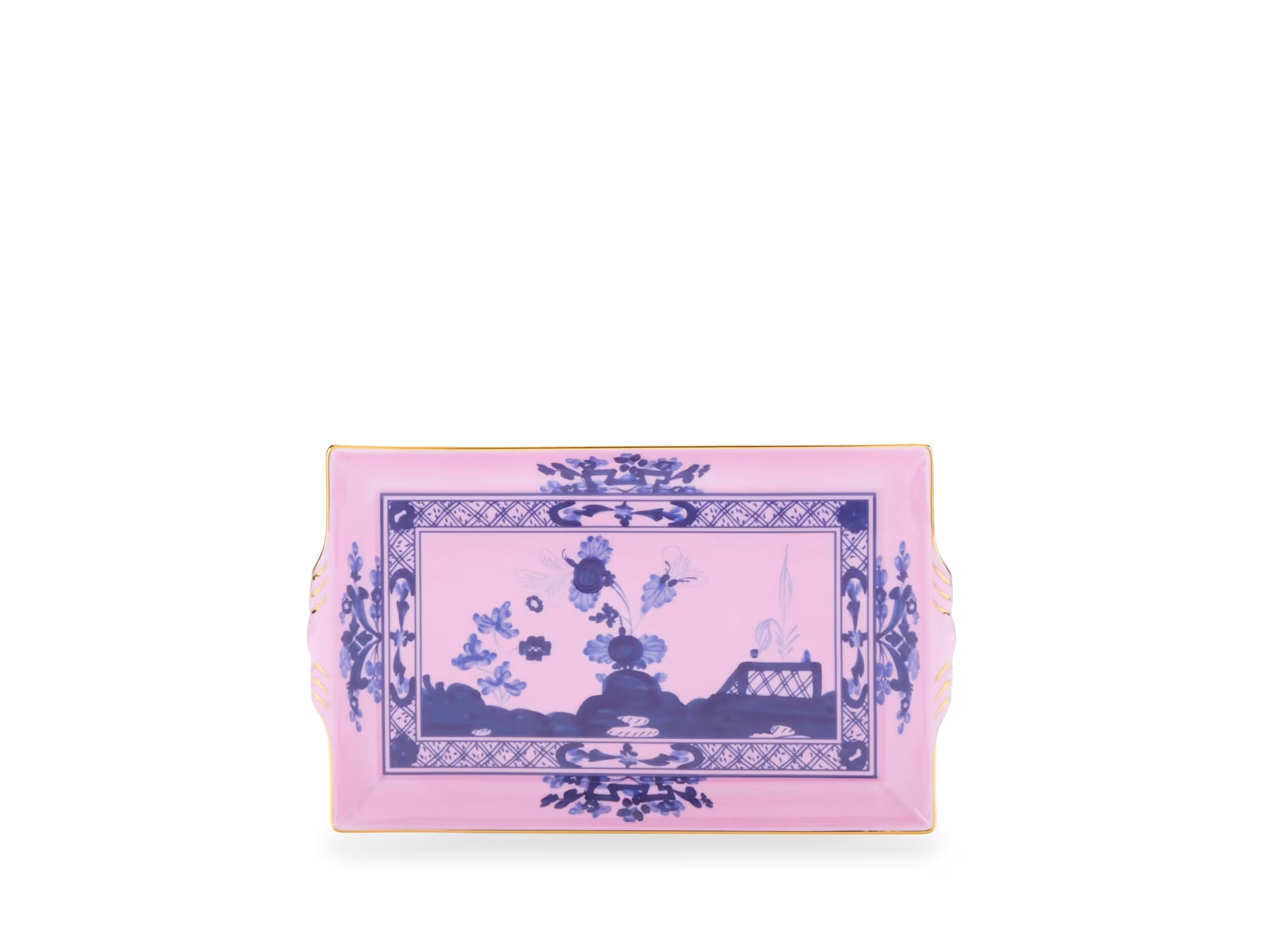 Oriente Italiano Rectangular Tray with Handles