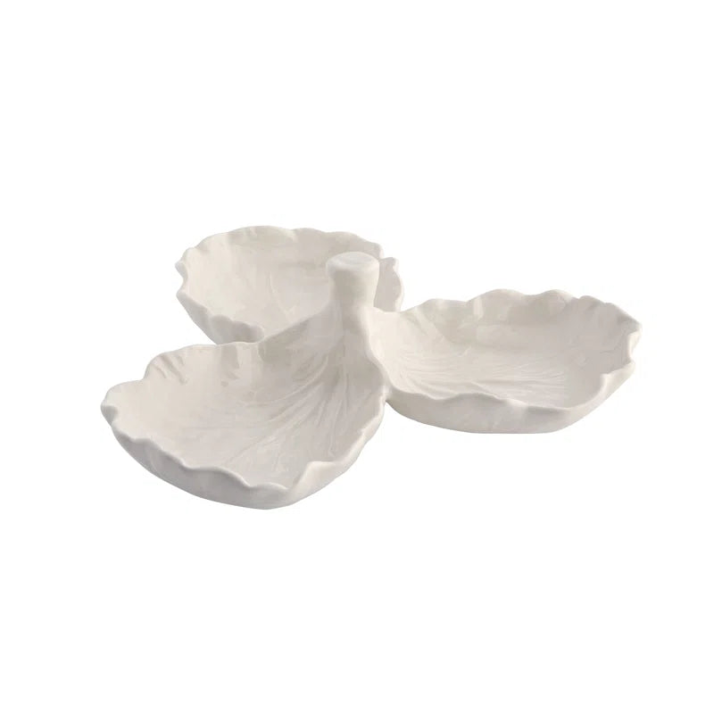 Cabbage Olive Dish - Beige