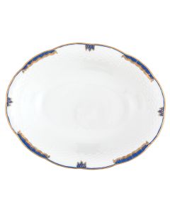 Princess Victoria Blue Oval Vegetable Dish