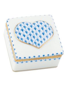 Embossed Heart Box 2"l X 2"w