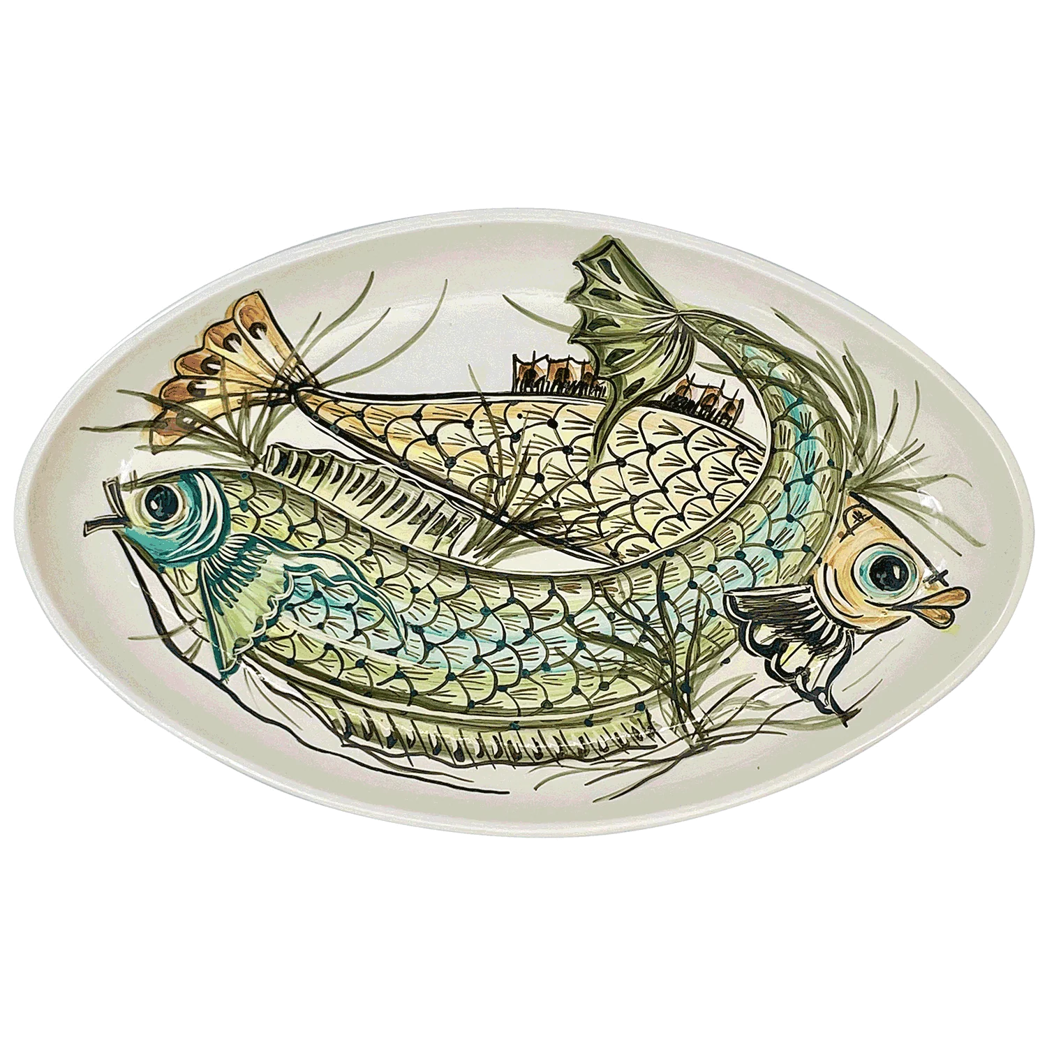 Aldo Fish Oval Platter - Large