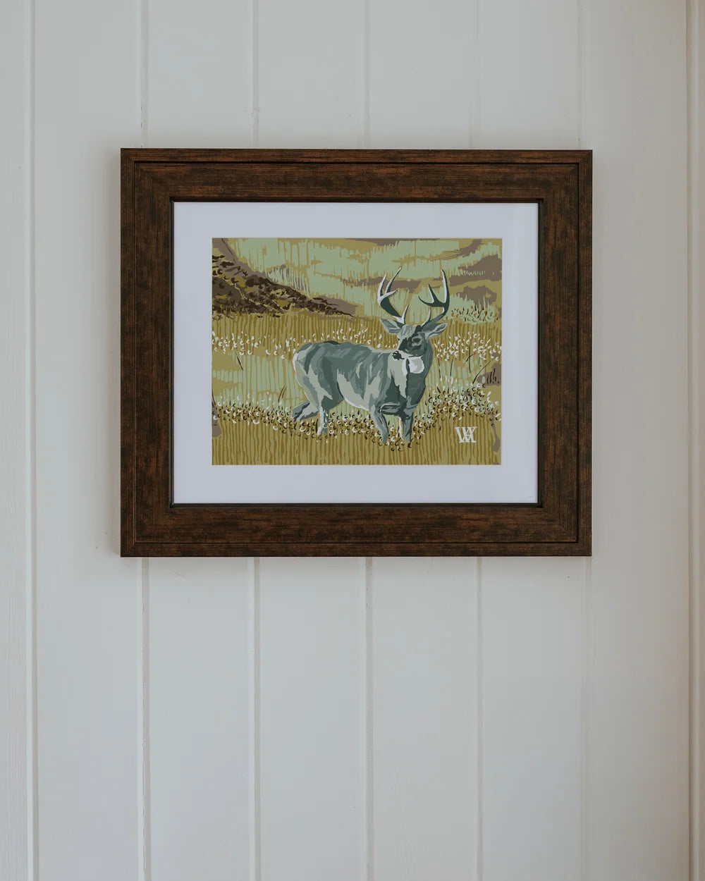 Still Buck Framed Print