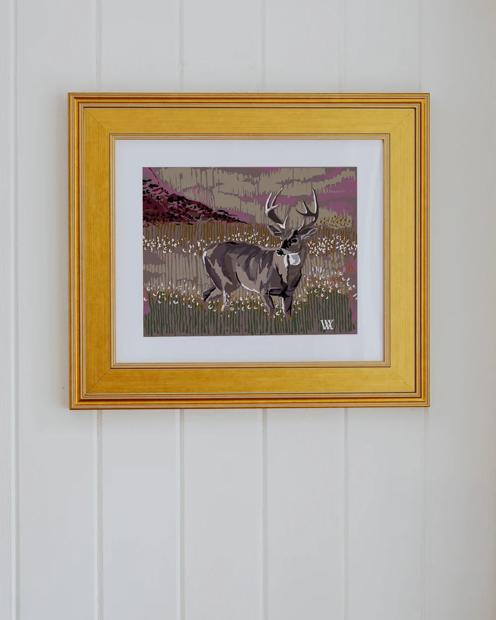 Still Buck Framed Print