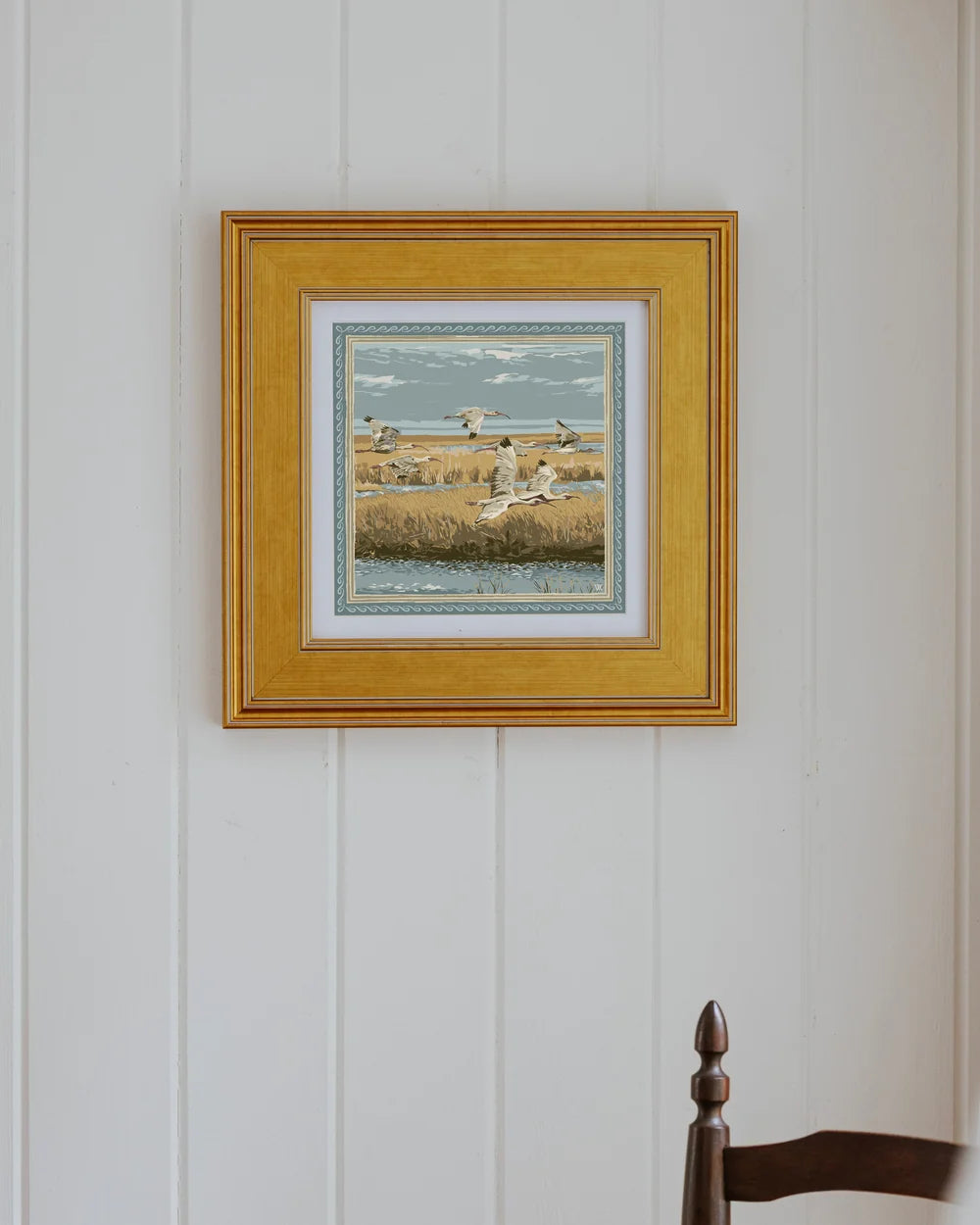 Marsh Flyer Framed Scarf Print