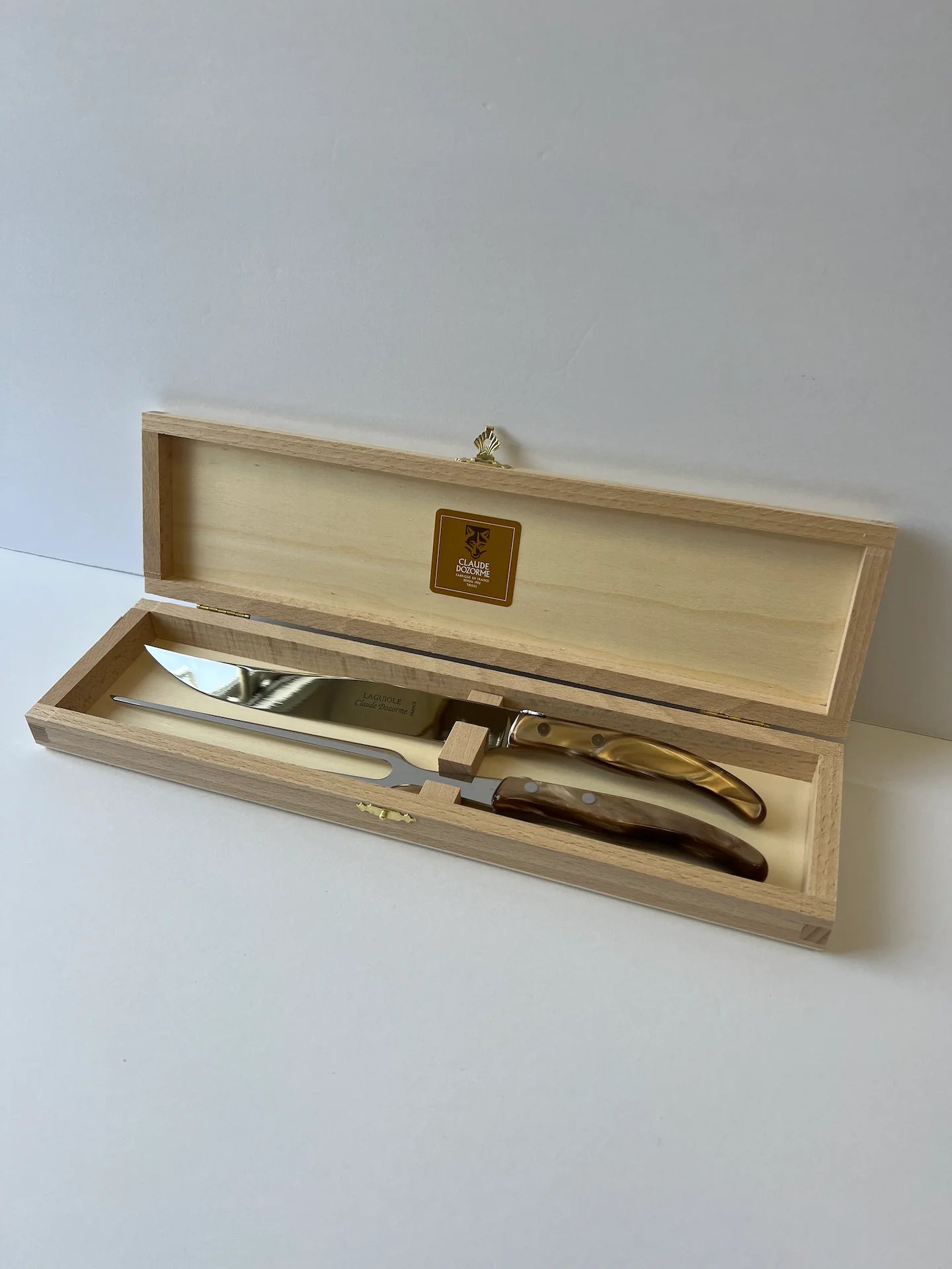 Berlingot Carving Set with fancy handles
