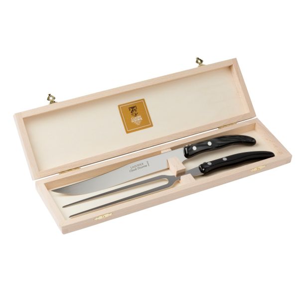 Berlingot Carving Set with fancy handles