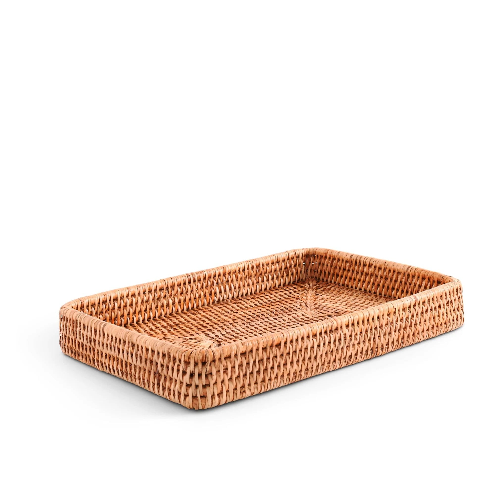 Catchall Tray - Hand  Woven Wicker Rattan