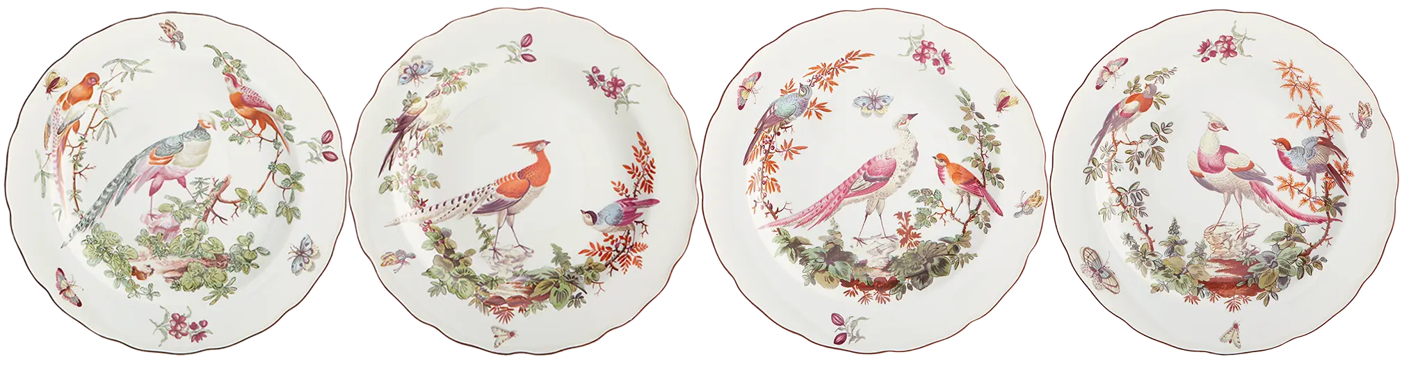 Chelsea Bird Dinner Plate Set of 4