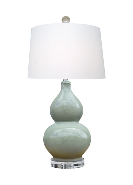 Gourd Lamp with Crystal Base