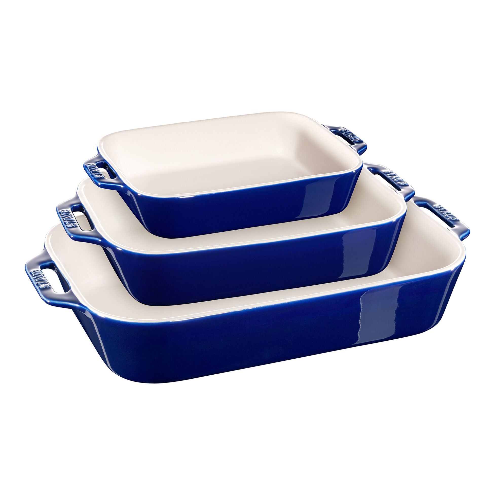 Rectangular Baking Dish Set - Dark Blue
