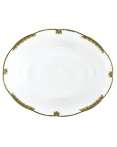 Princess Victoria Dark Green Oval Vegetable Dish